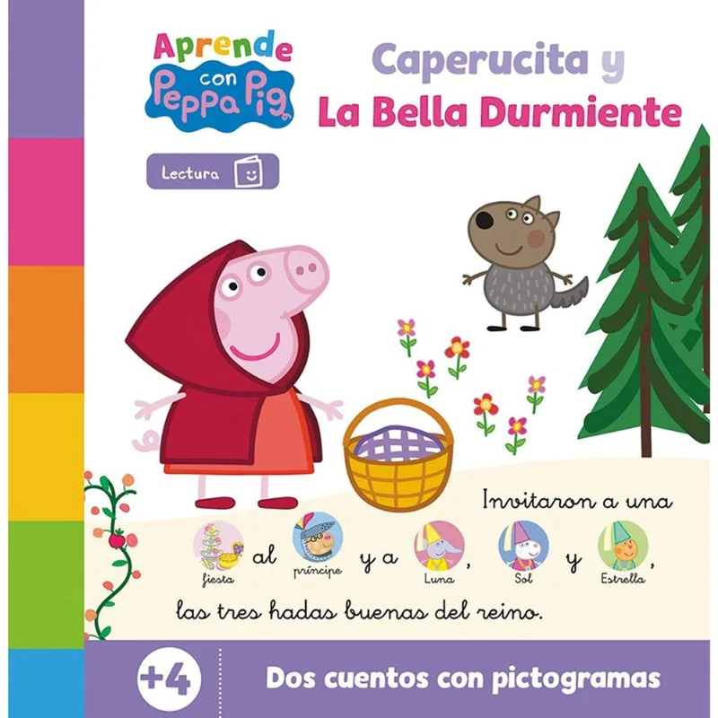 Libro Aprende Con Peppa-Caperucita Y La Bella