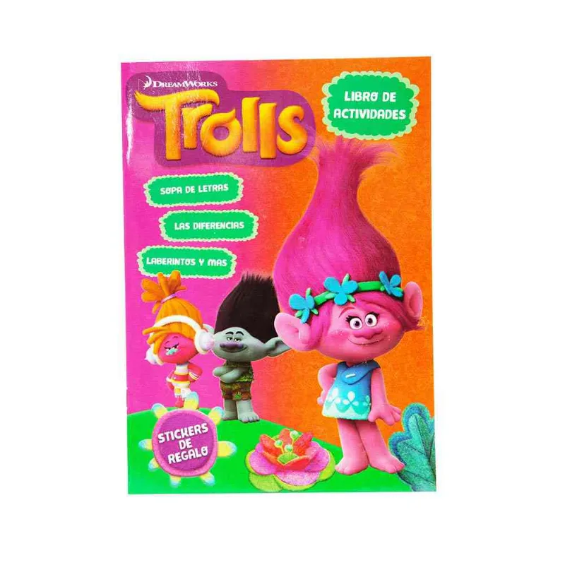 Trolls Libro De Actividades - Stickers De Regalo-cja-un.-1