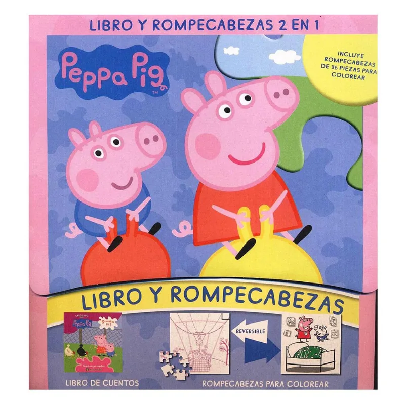 Valija Con Rompecabezas-peppa