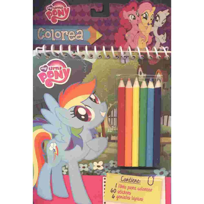 Pequeño Pony-colorea C/espiral