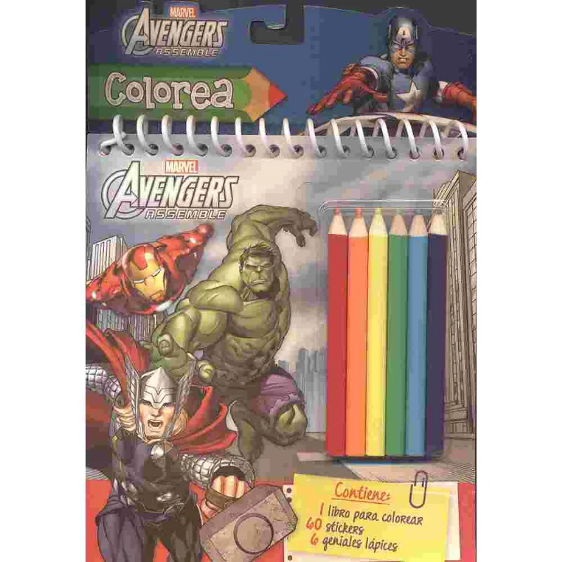 Avengers-colorea C/espiral