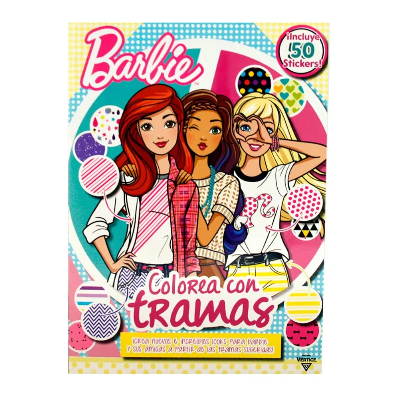 Barbie-colorea Con Tramas