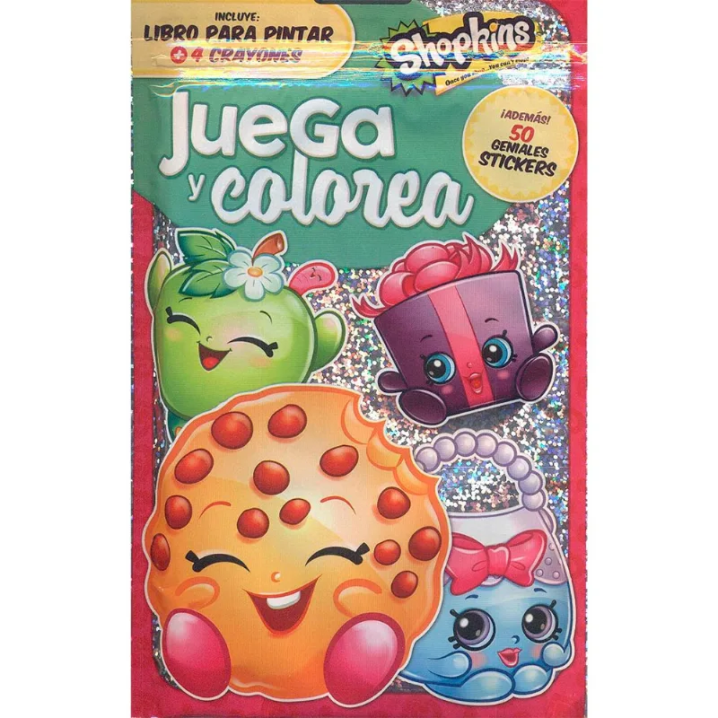 Col. Juega Y Colorea 50 Stickers