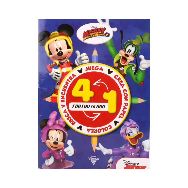 4 En 1 - Mickey Sobre Ruedas