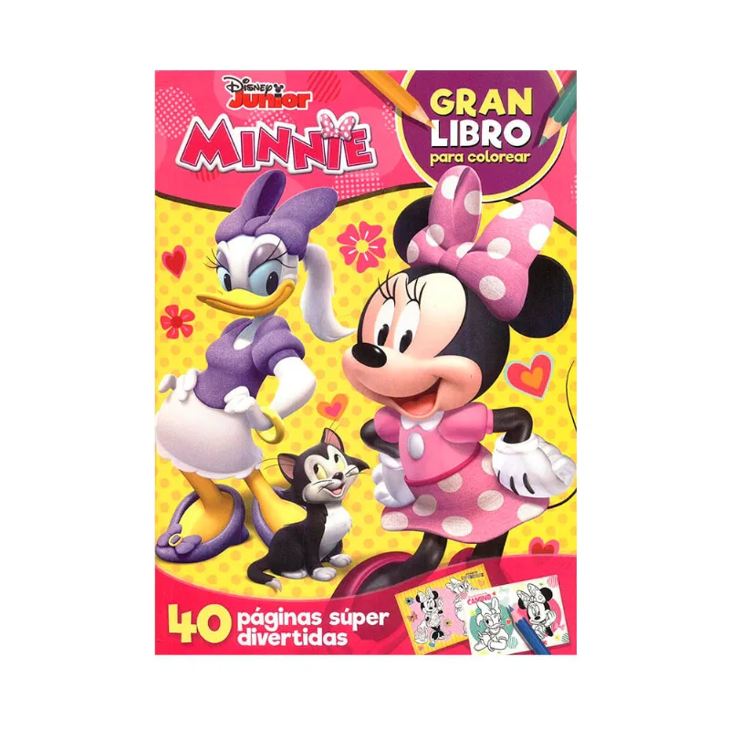 Minnie-gran Libro Para Colorear
