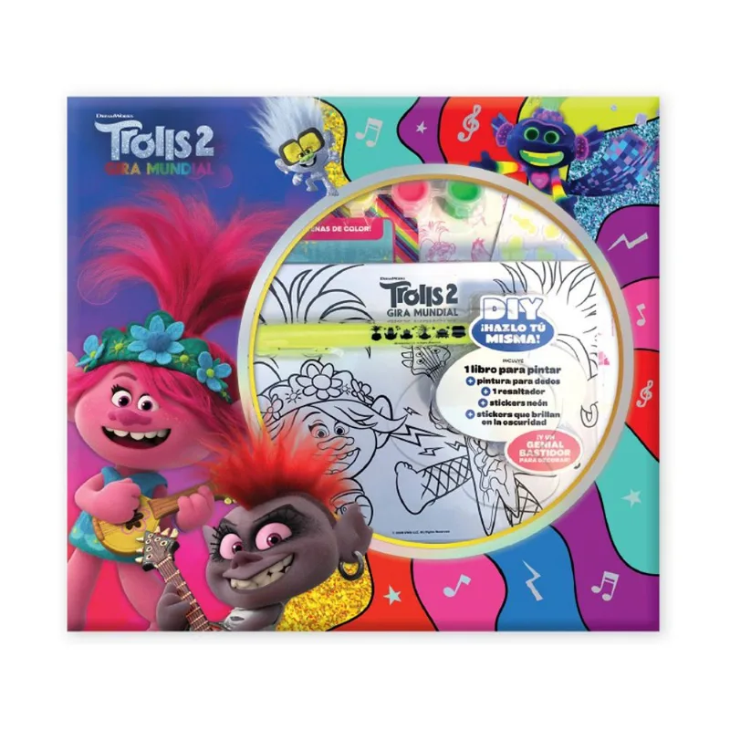 Libro Trolls 2, hazlo tú misma
