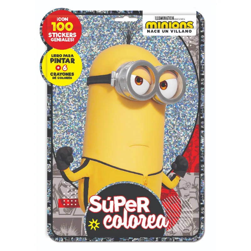 Libro Minions súper colorea