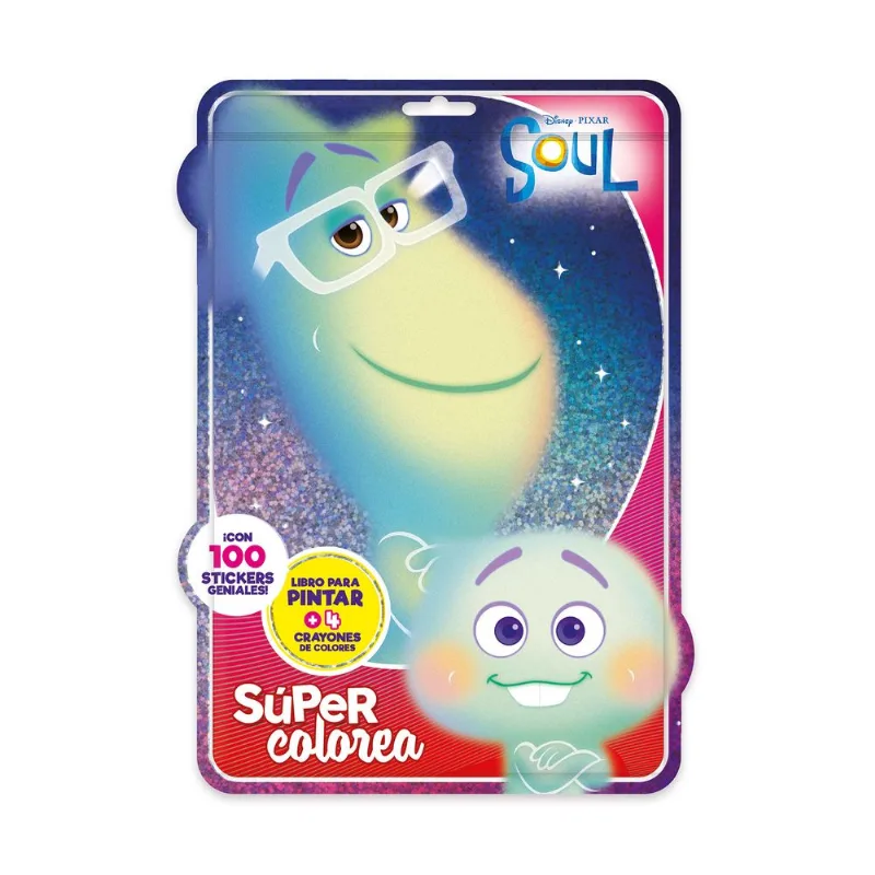 Libro Soul - Super colorea de Disney