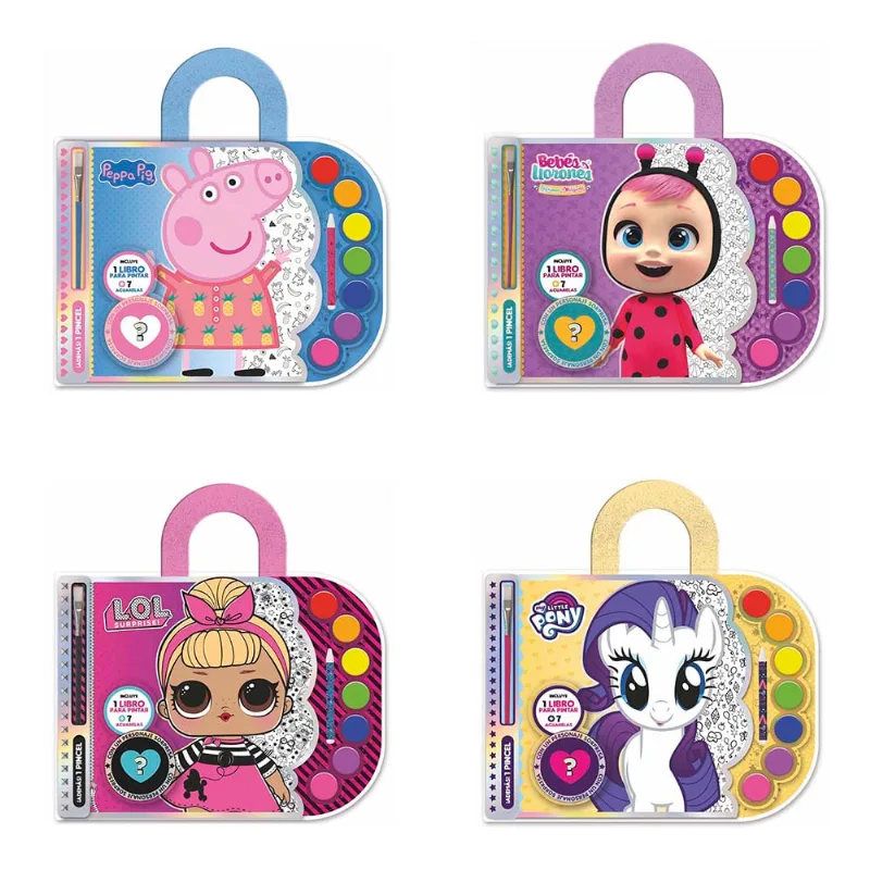 Colección Acuarelas 3-3 Titulos X 1 U