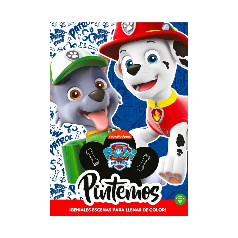 Libro Paw patrol - pintemos