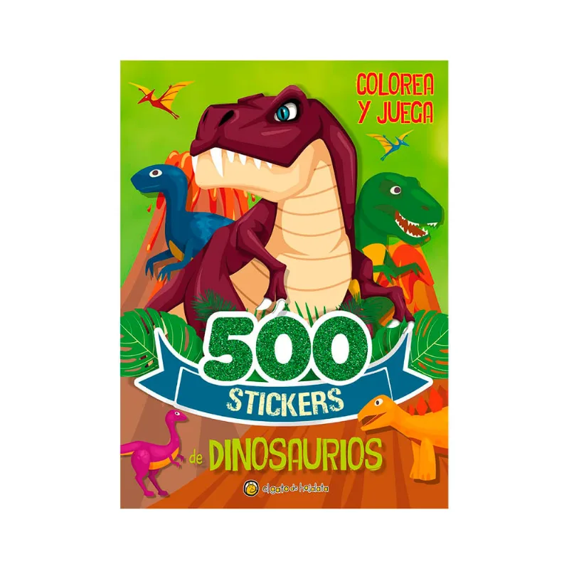 500 Stickers De Dinosaurios