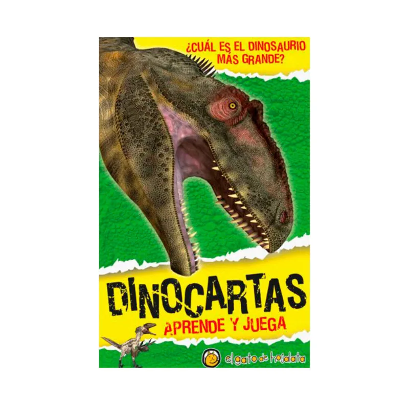 Libro Dinocartas, aprende y juega, de Infantil