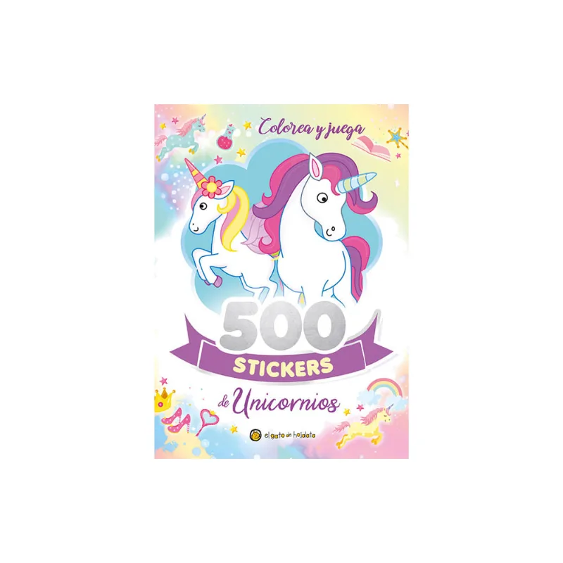Libro Unicornios-500 Stickers