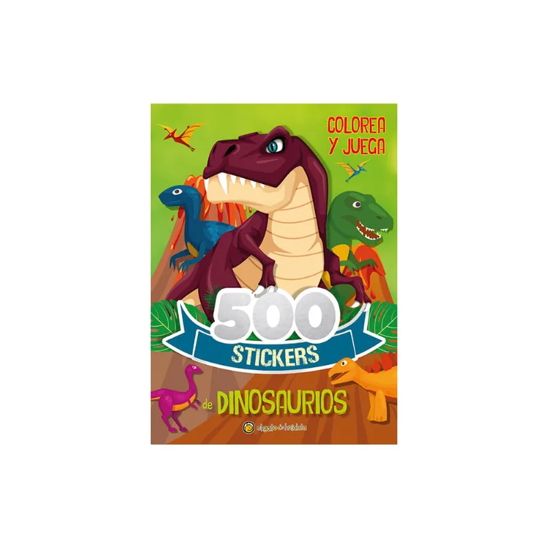 Libro Dinosaurios-500 Stickers