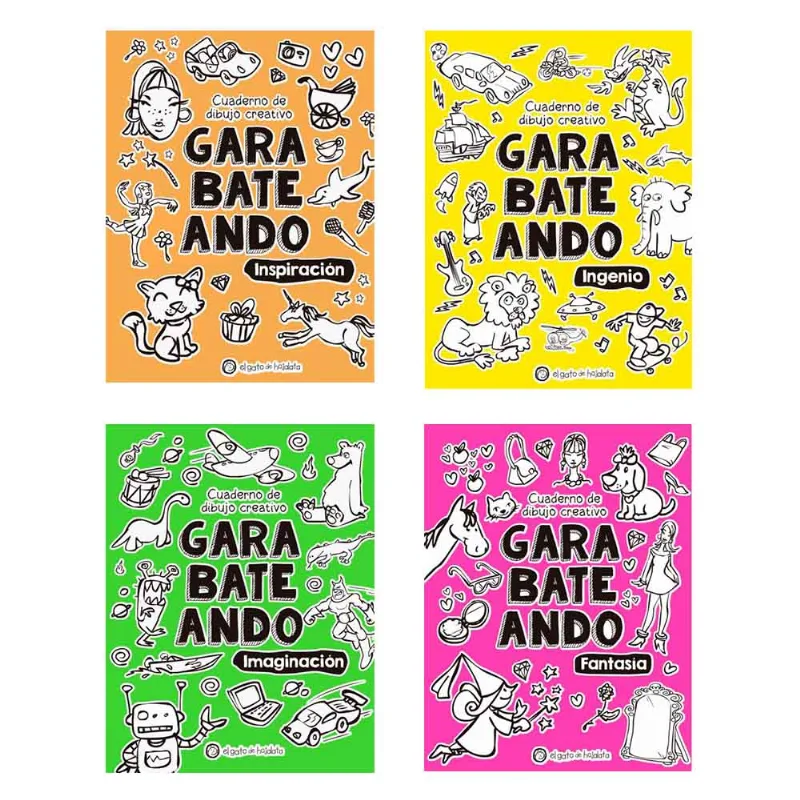 Libros Colección Garabateando-4 Titulos X 1 U