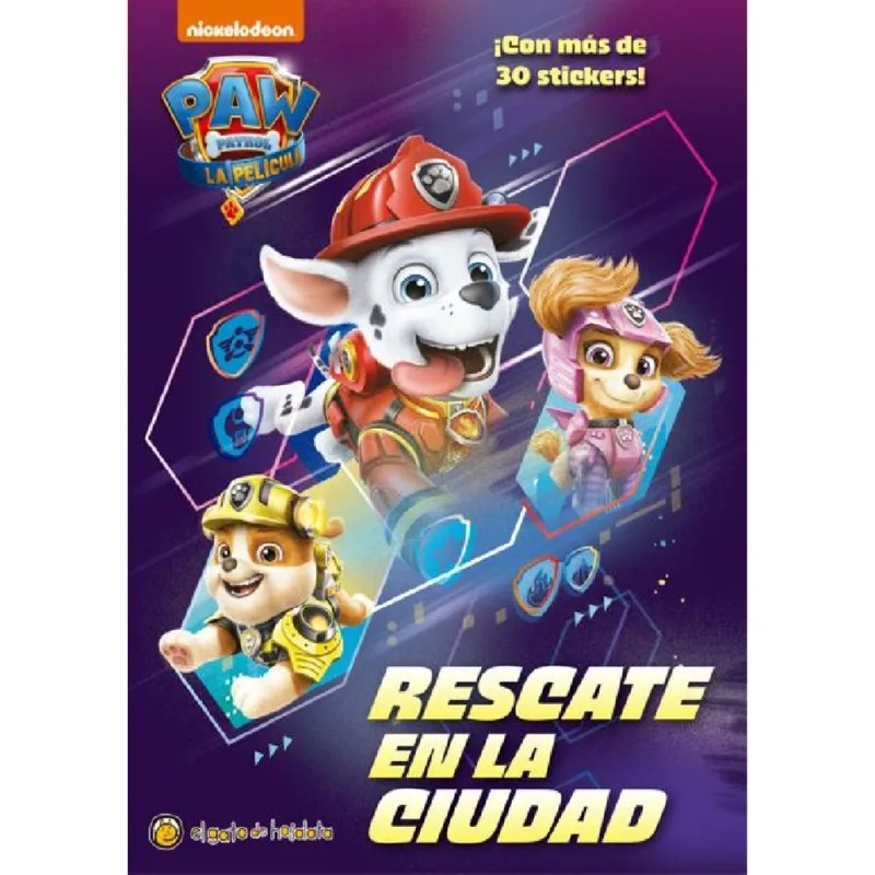 Libro Paw Patrol rescate en la ciudad de Nickelodeon