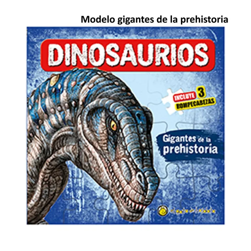 Libro col. dinosaurios rompecabezas (Modelos Surtidos)