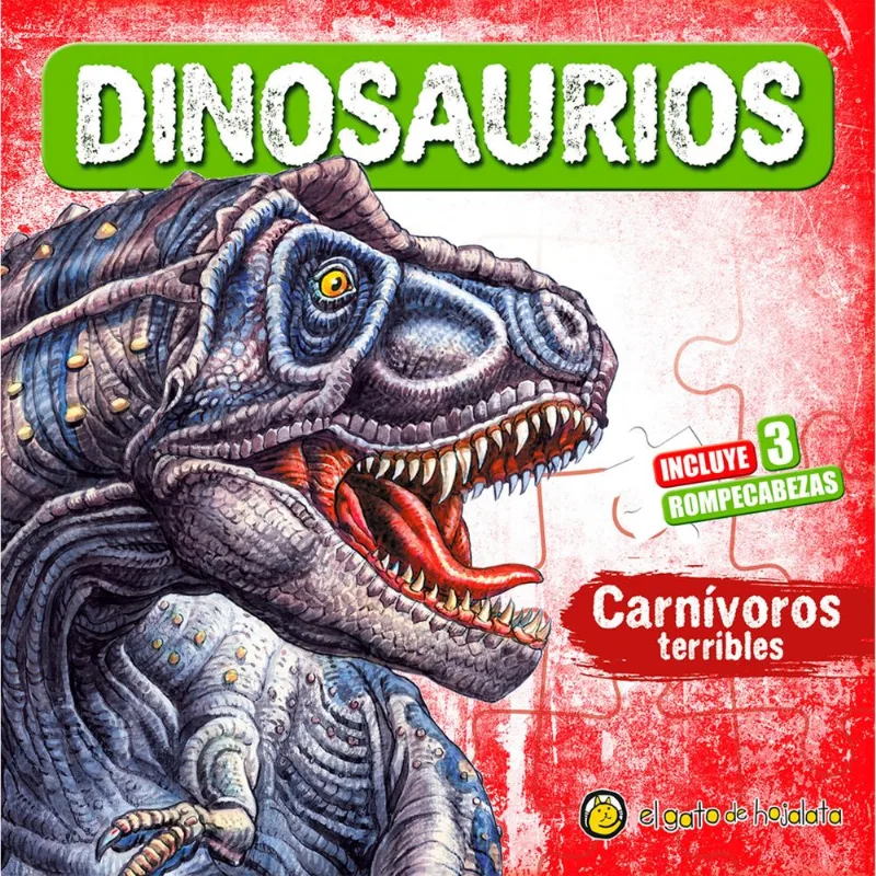 Libro Carnívoros terribles – Dino Rompecabezas