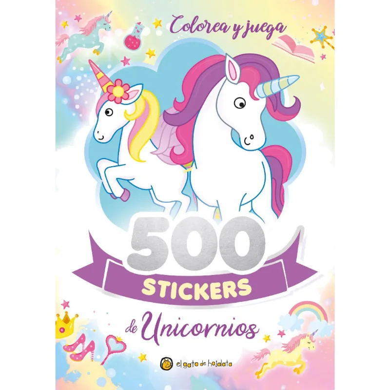 Libro Unicornios 500 stickers
