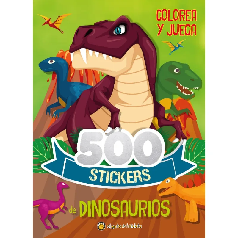 Libro Dinosaurios 500 stickers
