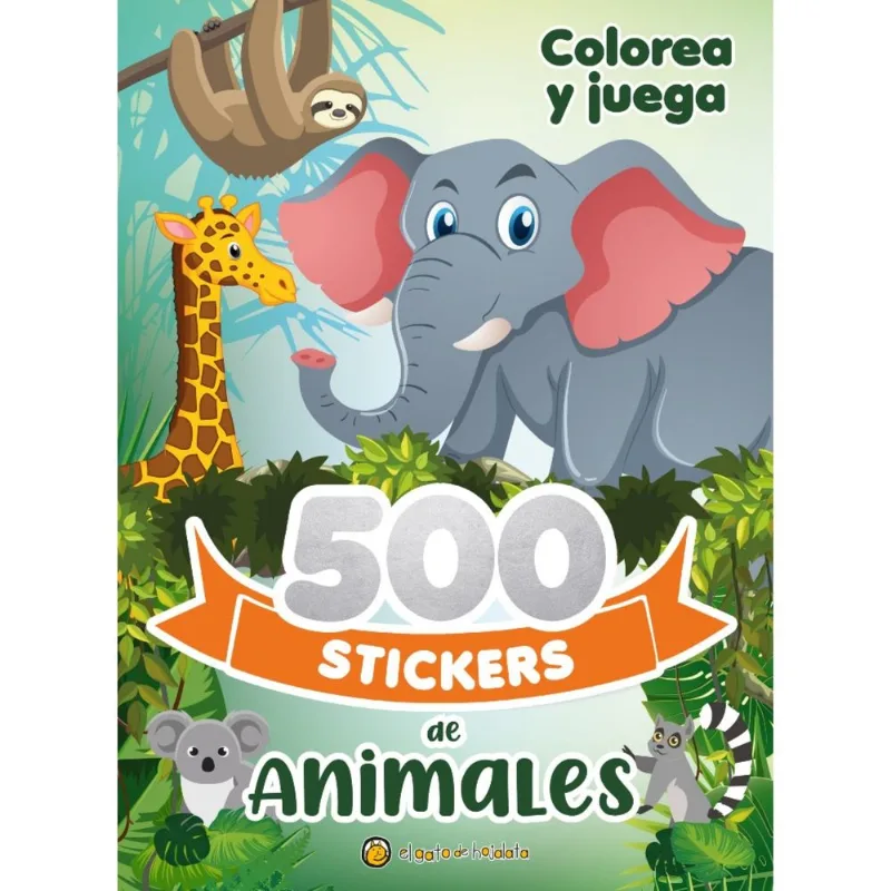 Libro Animales 500 stickers 2