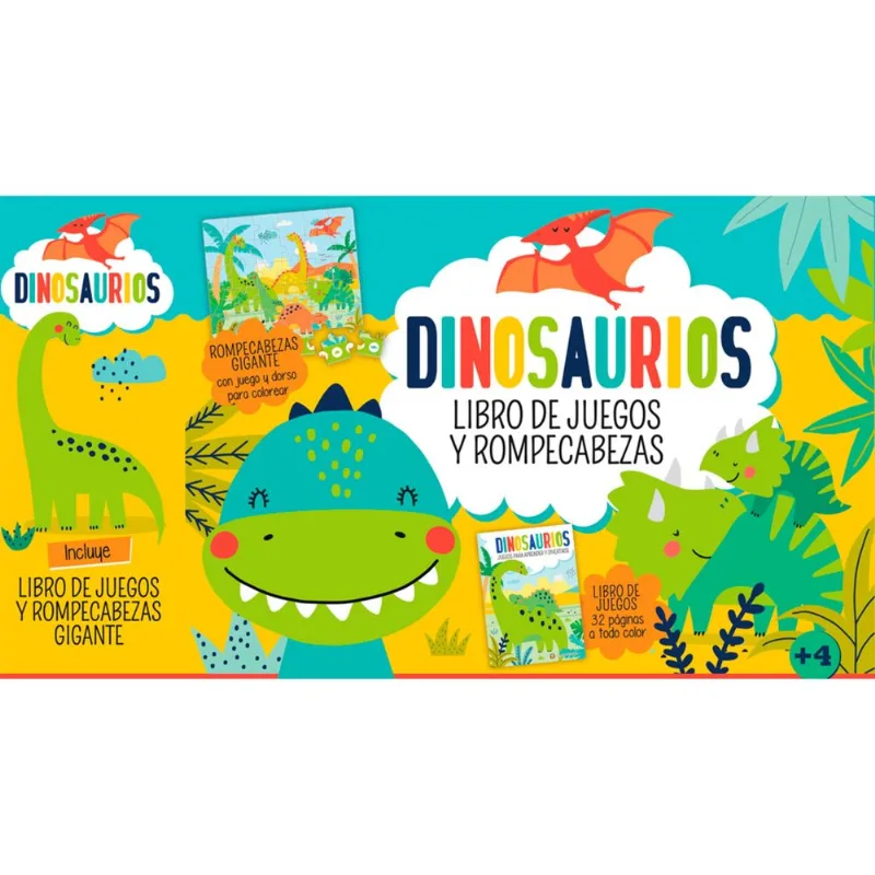 Libro Dinosaurios Diversión sorpresa
