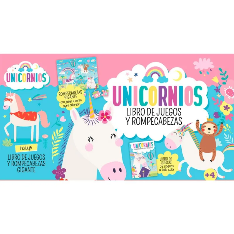 Libro Unicornios Diversión sorpresa