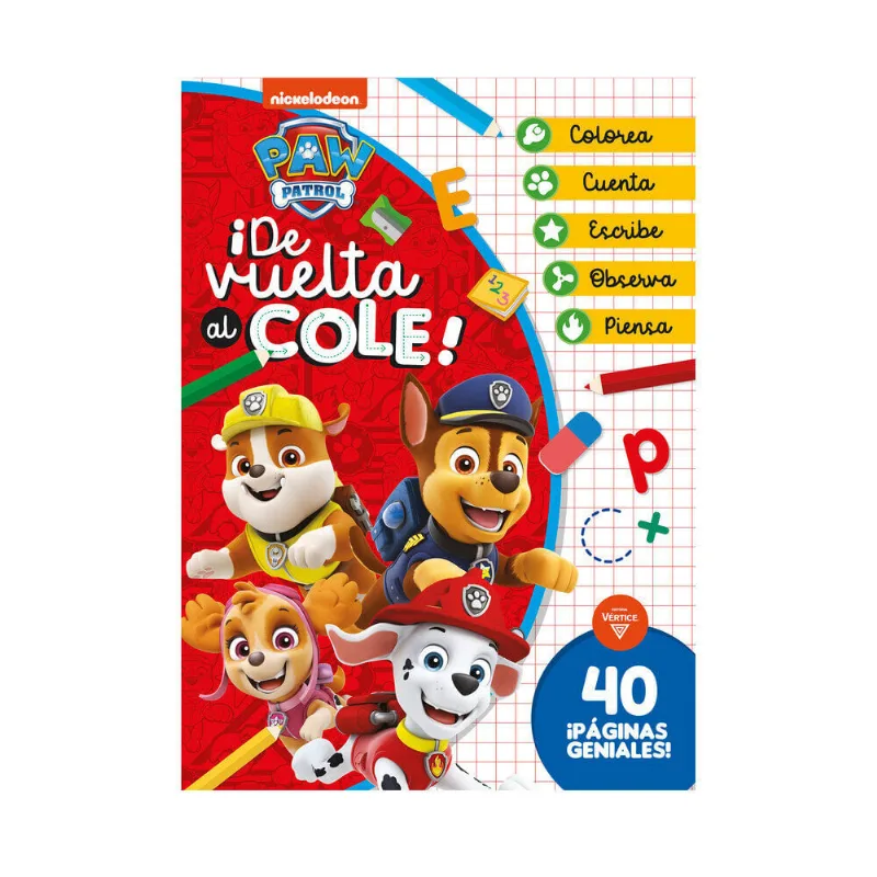 Libro Paw patrol - De vuelta al cole 2, de Infantil