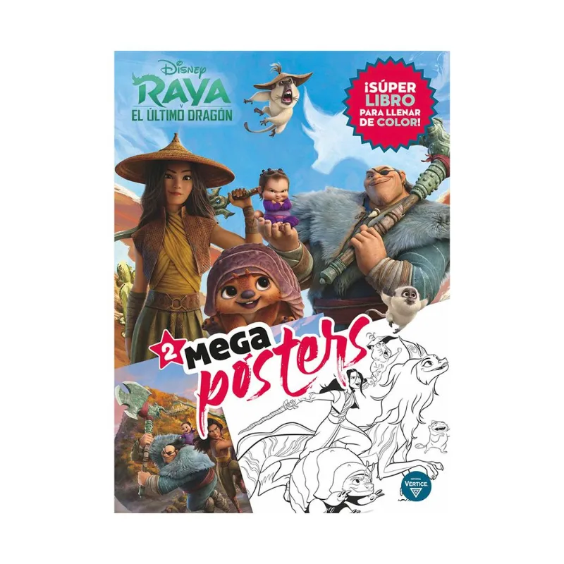 Libro Raya Mega poster de Disney