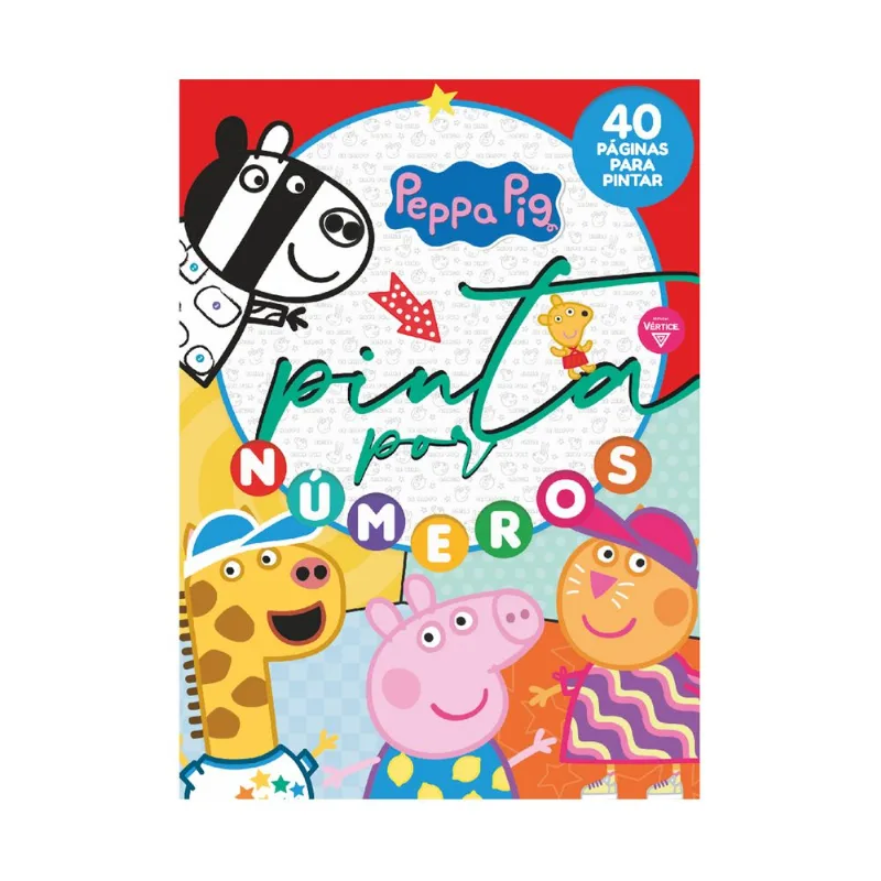 Libro Peppa Pig Pinta por números
