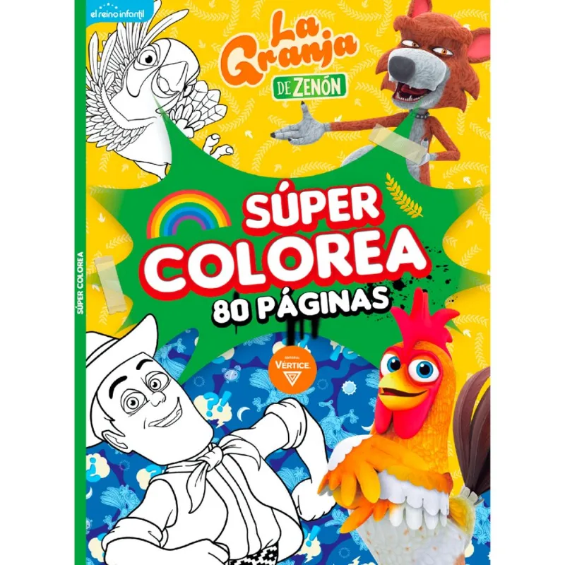 Libro La Granja de Zenón súper colorea de Leader Music