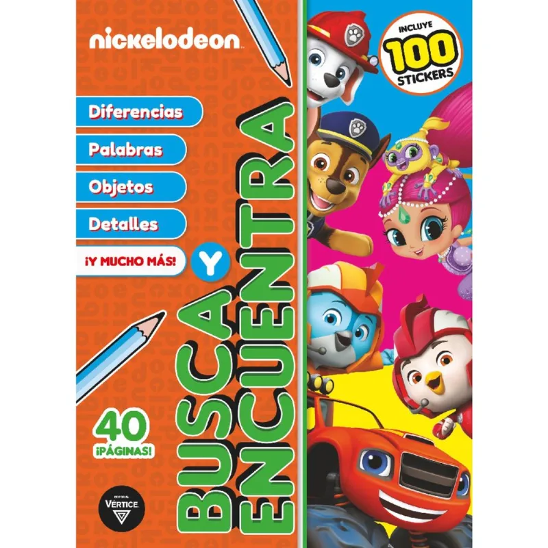 Libro Nickelodeon busca y encuentra de Nickelodeon