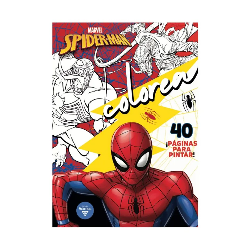 Libro Spiderman colorea 40 páginas de Marvel