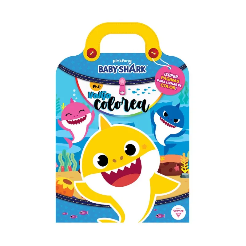 Libro Baby Shark valija colorea de Nickelodeon