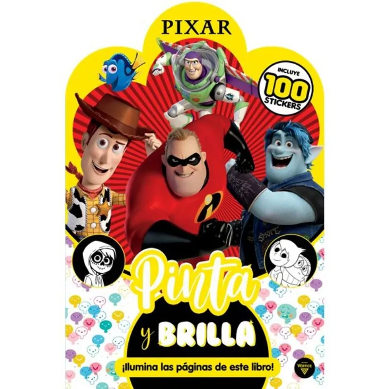 Libro pixar-pinta y brilla