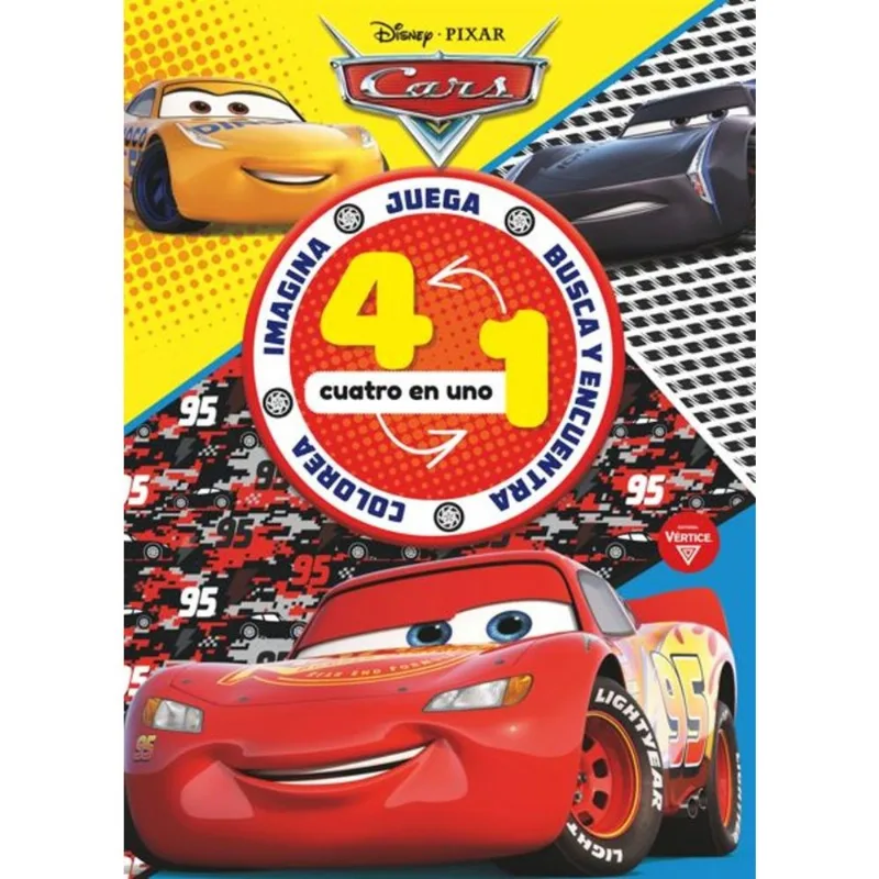 Libro cars-juega 4 en 1