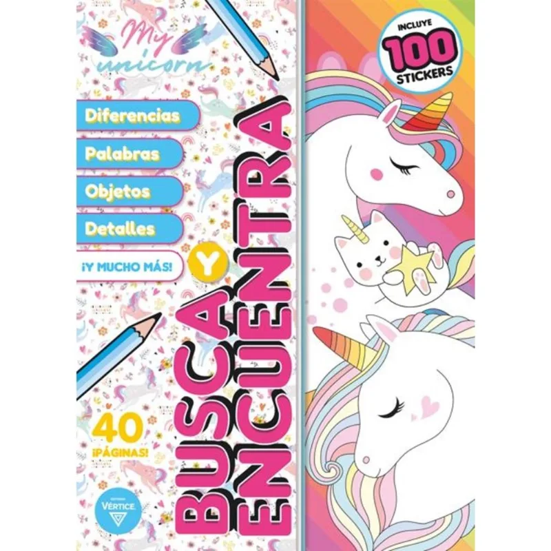 Libro unicornios-busca y encuentra