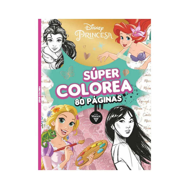 Princesas, Super Colorea - Vertice