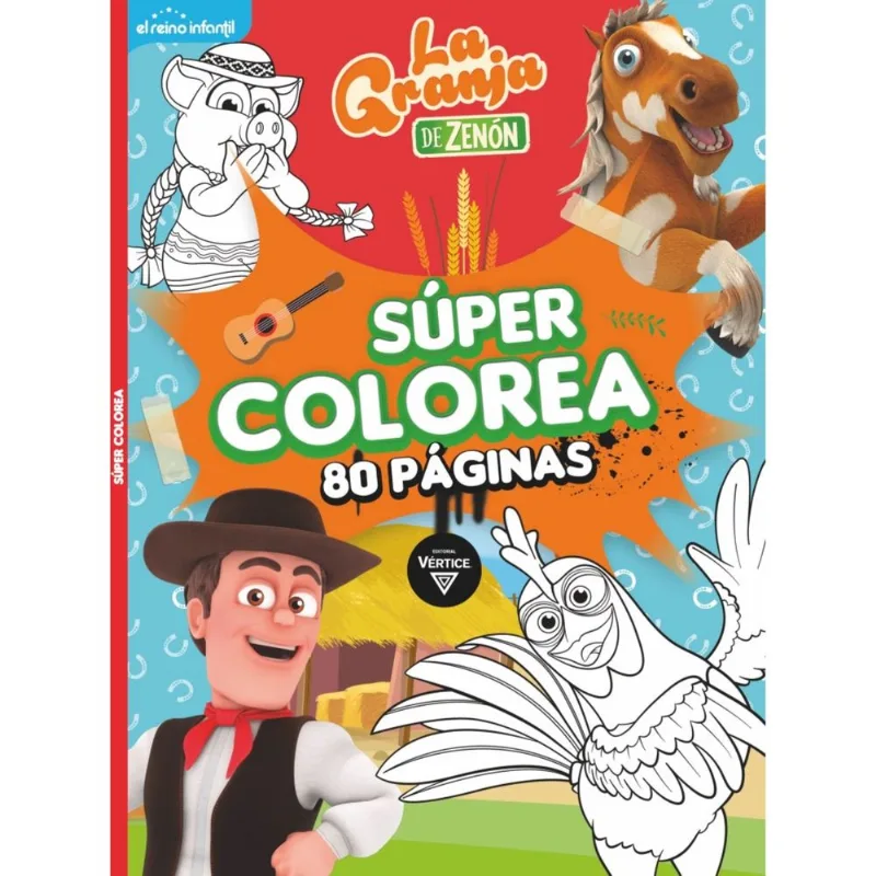 Libro Reino Infantil súper colorea