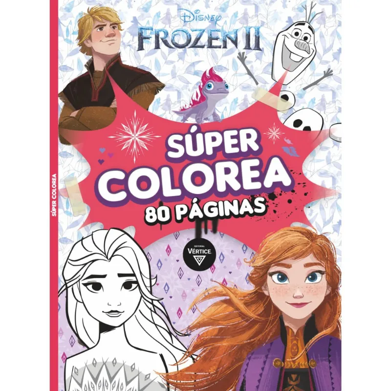 Libro Frozen II súper colorea