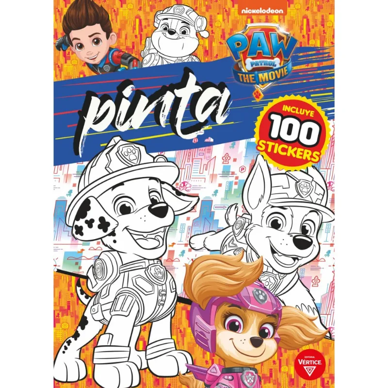 Libro Pinta con Paw Patrol