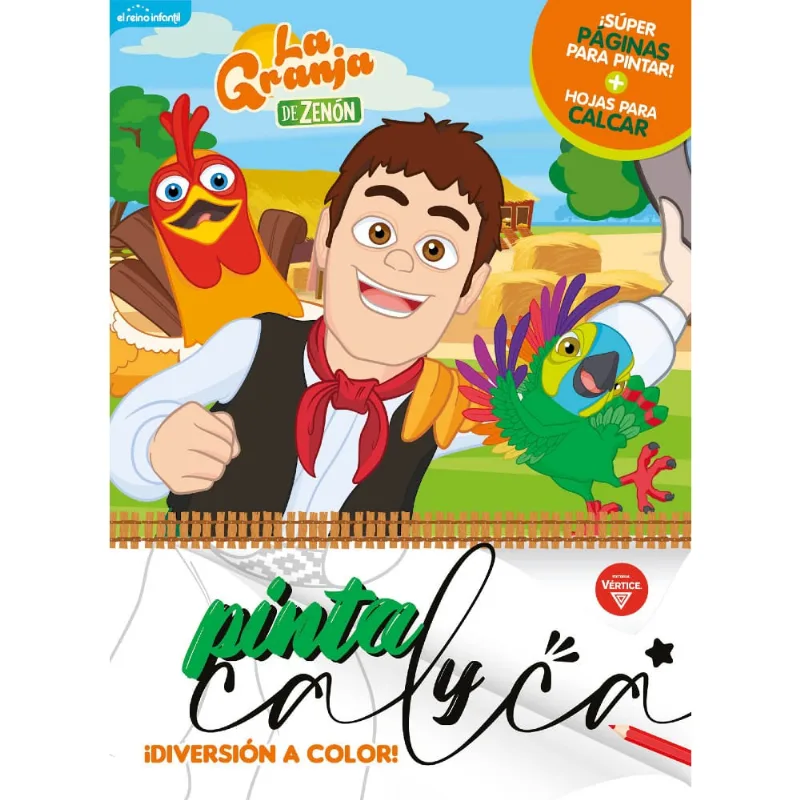 Libro Reino Infantil pinta y calca