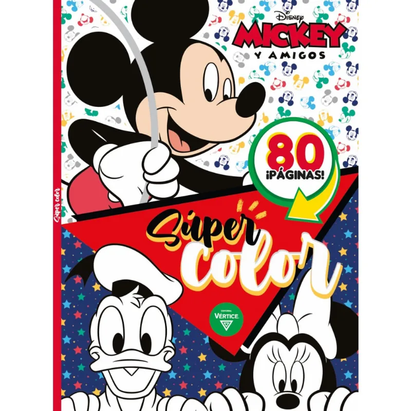 Libro Mickey y sus amigos súper color
