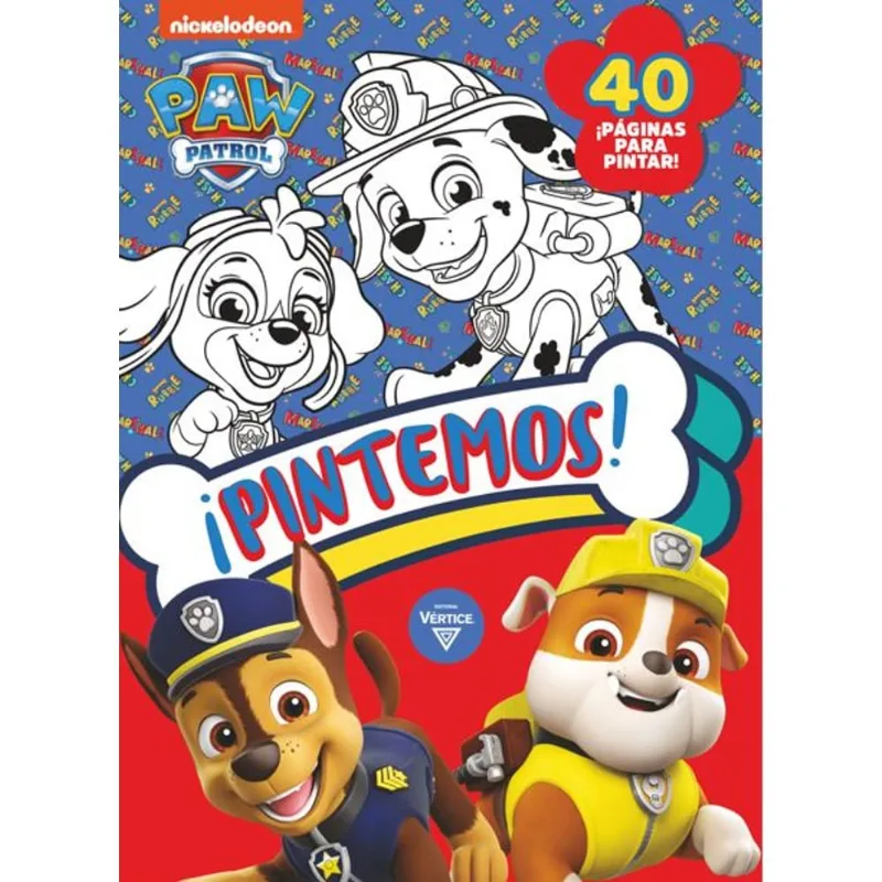 Libro Paw Patrol Pintemos