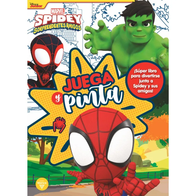 Libro Spidey juega y pinta