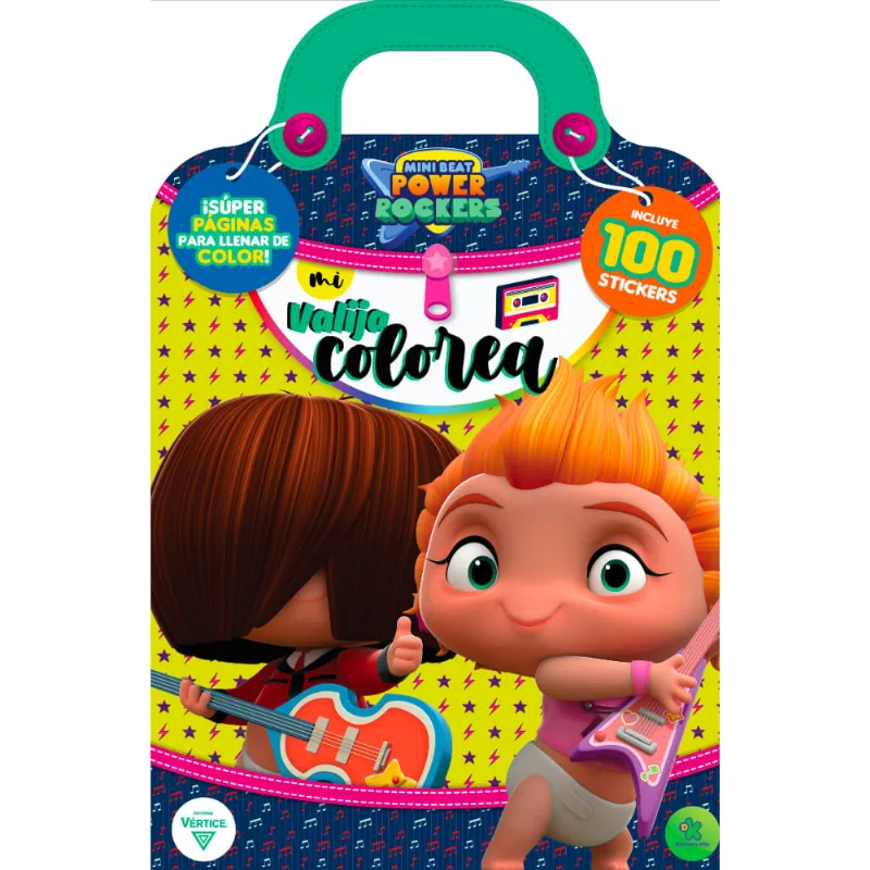 Libro Power Rockers mi valija colorea