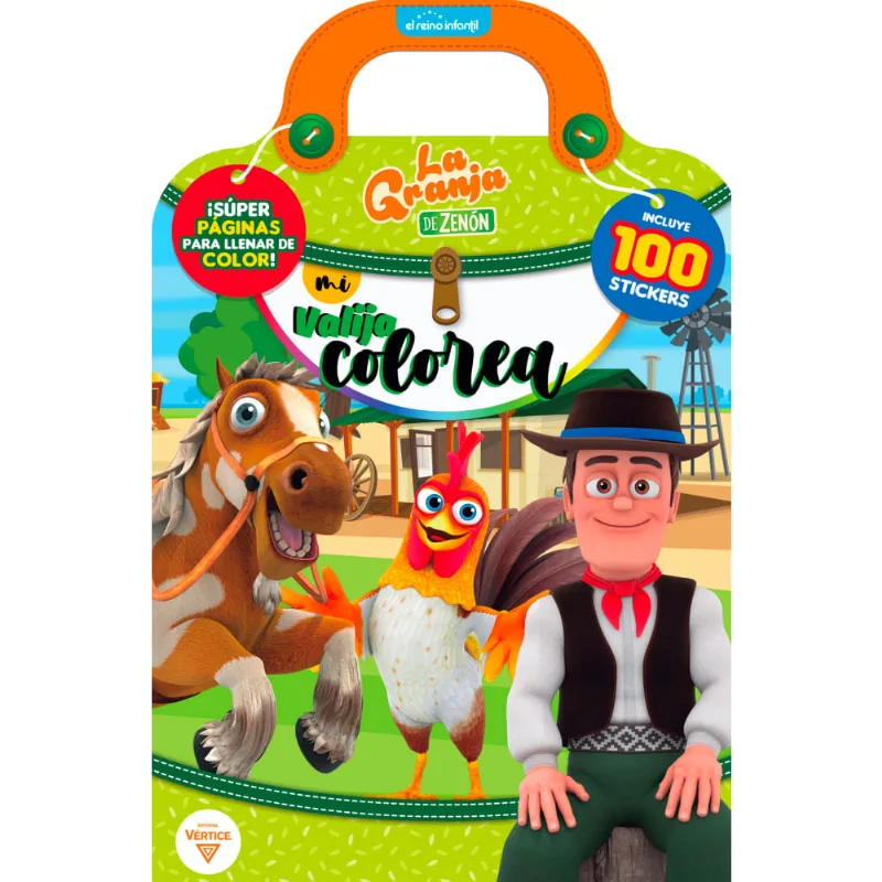 Libro Reino infantil mi valija colorea