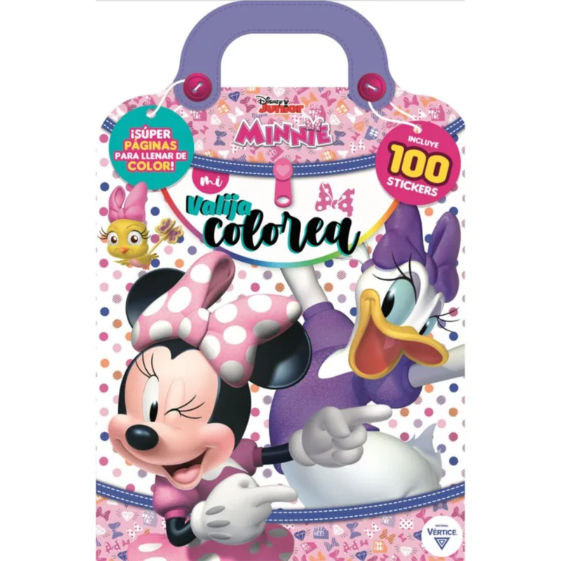 Libro Minnie mi valija colorea