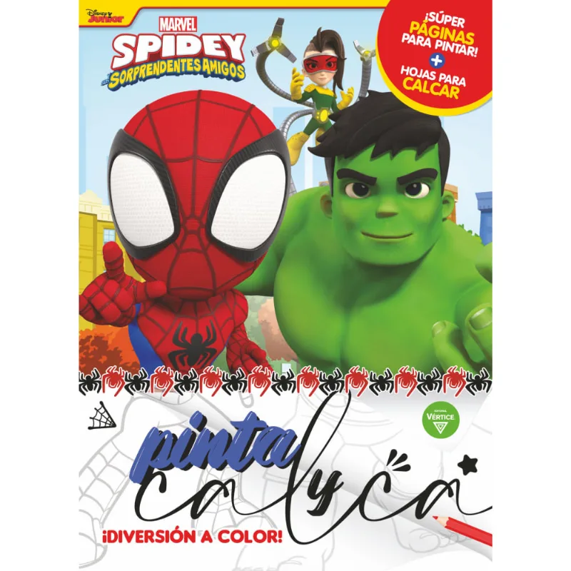 Libro Spidey pinta y calca 6