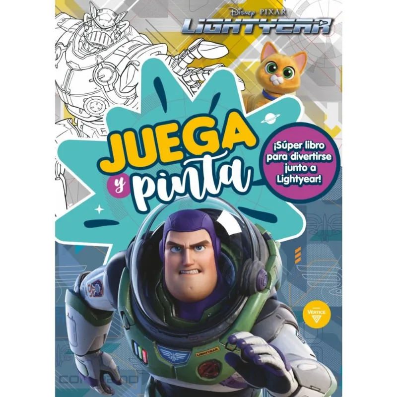 Libro lightyear-juega y pinta